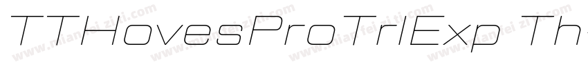 TTHovesProTrlExp Th字体转换